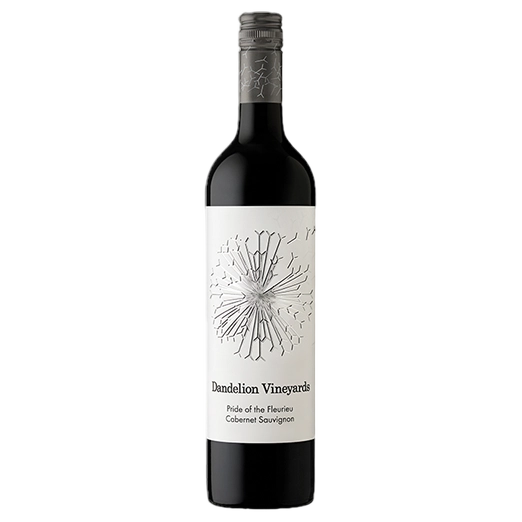 A bottle of 2023 Dandelion Vineyards Pride of the Fleurieu Cabernet Sauvignon 750ml Red Wine