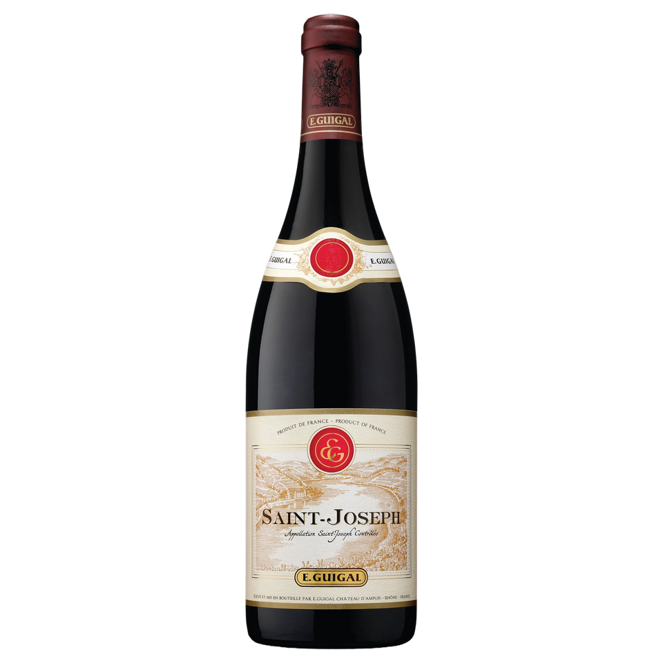 A bottle of 2021 Guigal Saint Joseph Rouge 750ml Red Wine