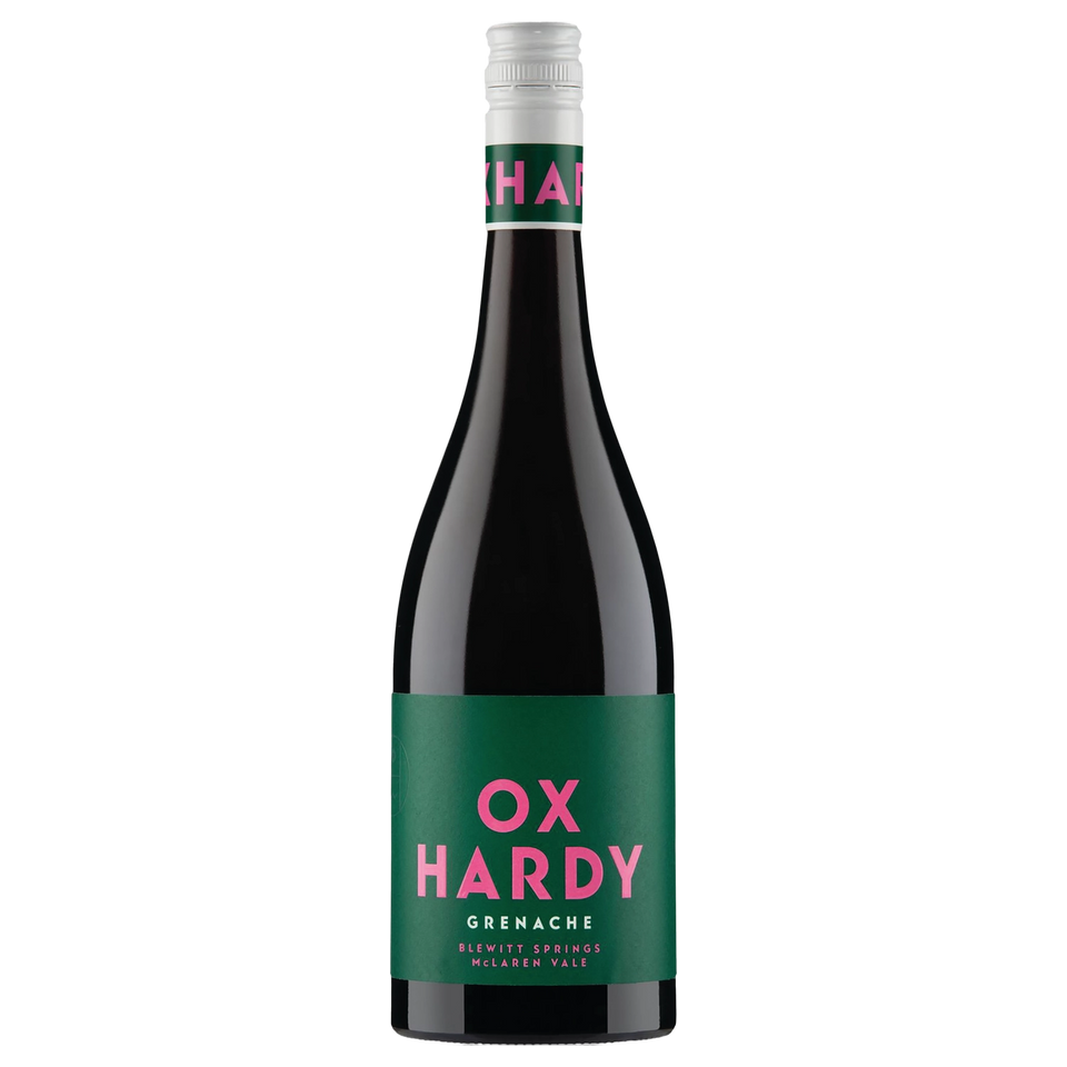 A bottle of 2024 Ox Hardy Blewitt Springs Grenache 750ml Red Wine