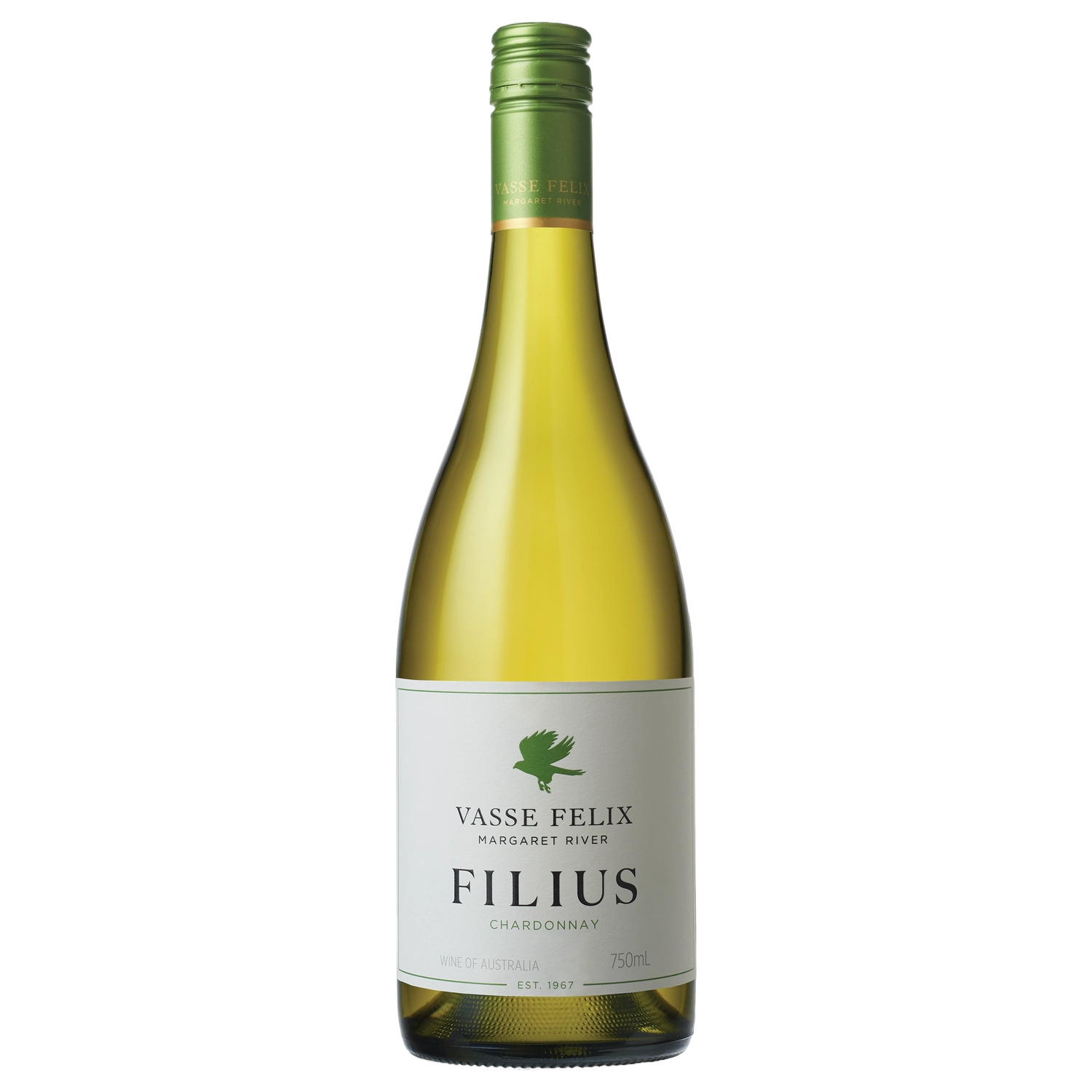 A bottle of 2025 Vasse Felix Filius Chardonnay 750ml White Wine