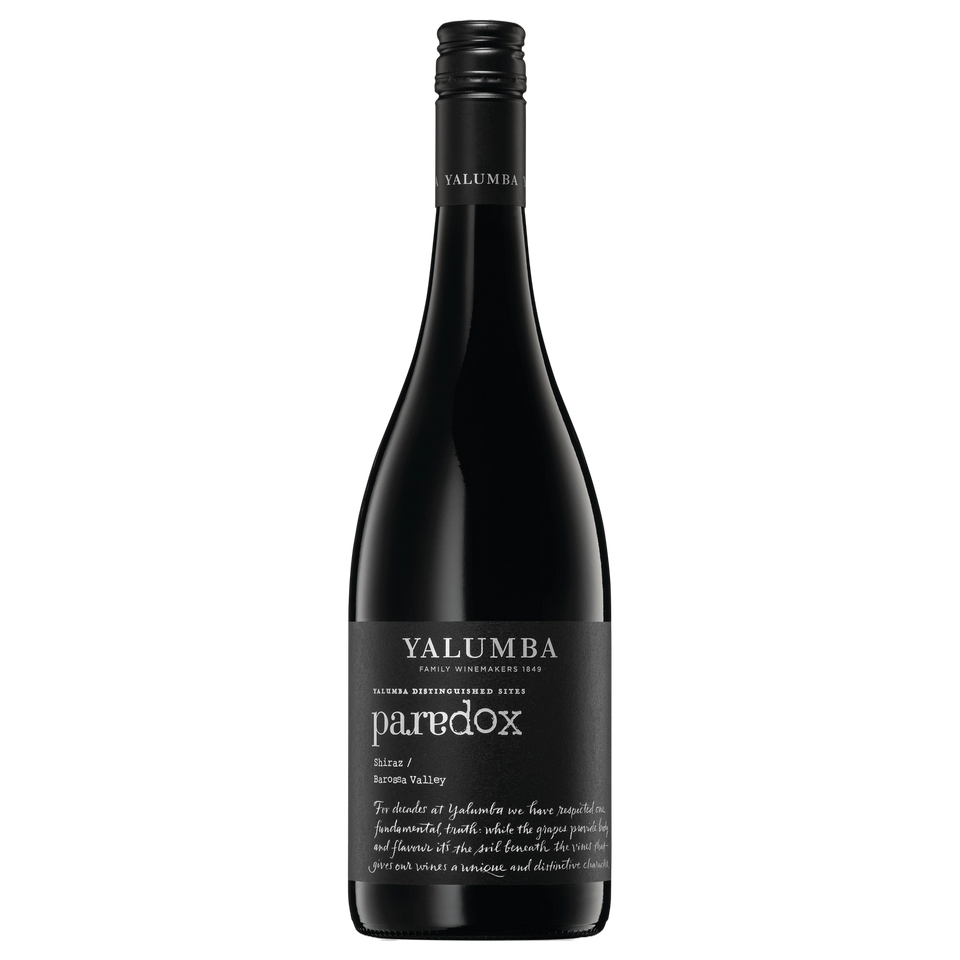 A bottle of 2023 Yalumba Paradox Shiraz 750ml Red Wine