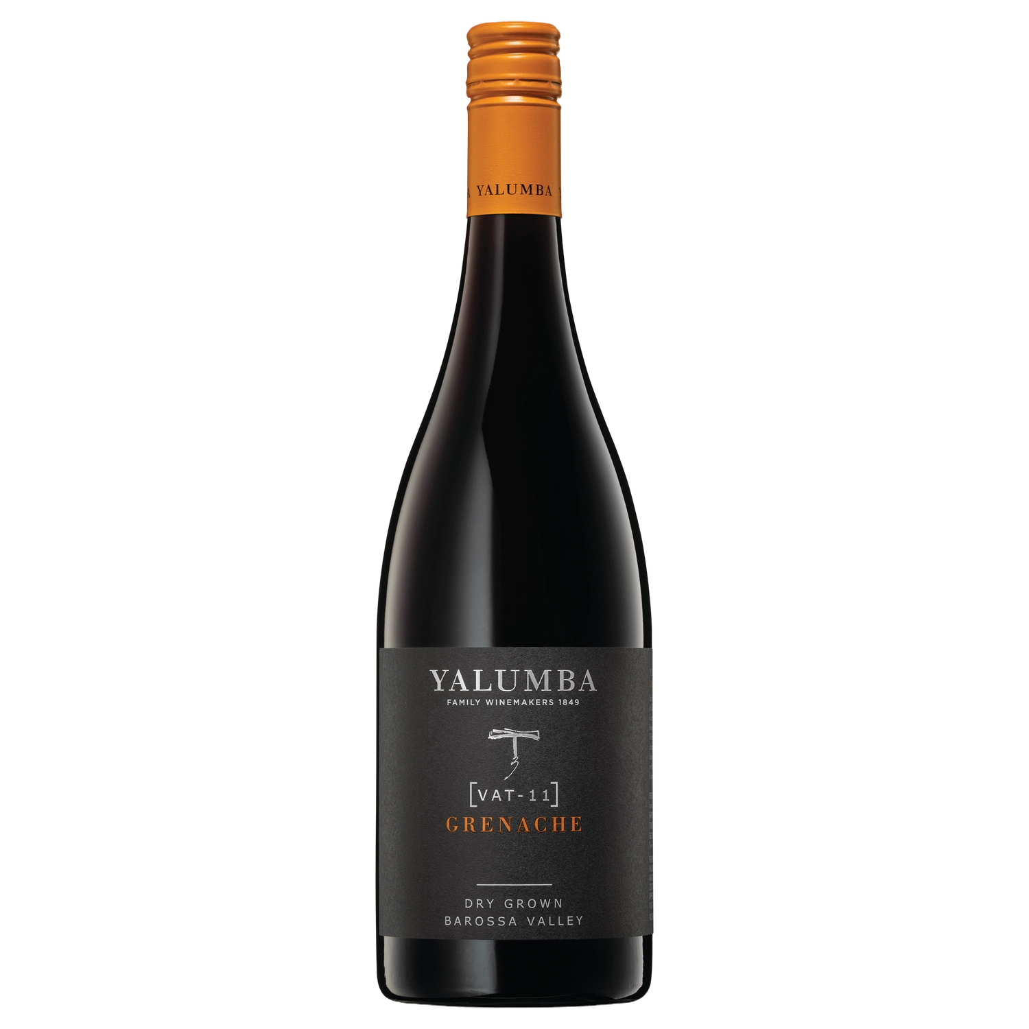 A bottle of 2024 Yalumba Barossa Valley Vat 11 Grenache 750ml Red Wine