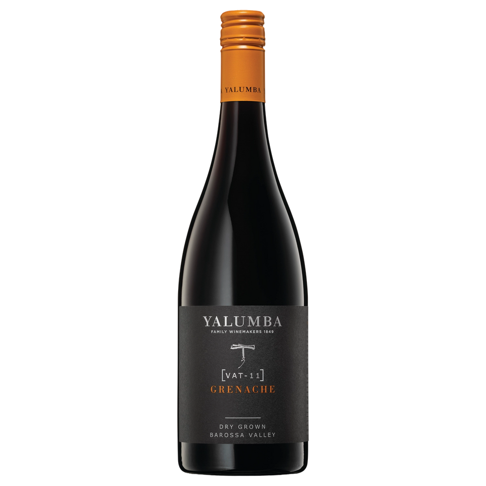 A bottle of 2024 Yalumba Barossa Valley Vat 11 Grenache 750ml Red Wine