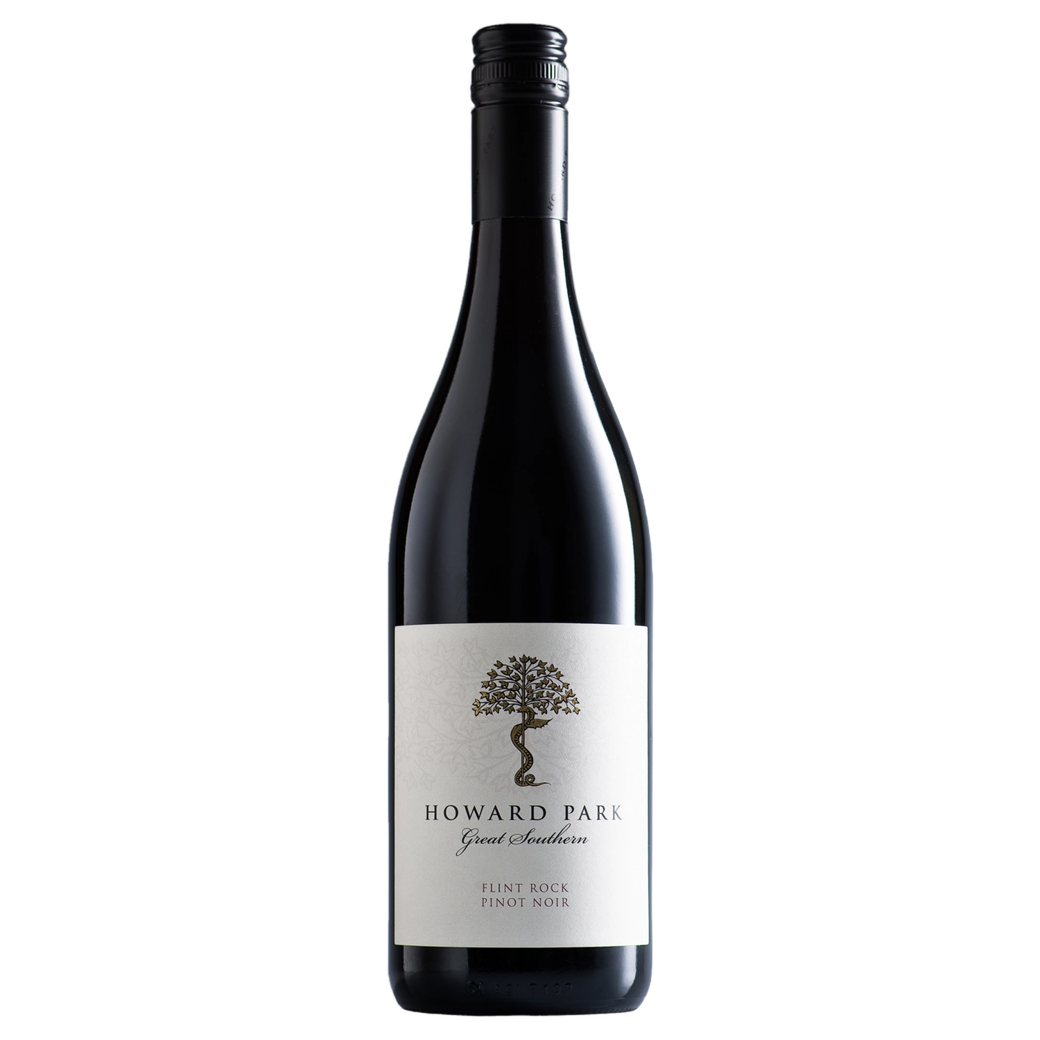 A bottle of 2025 Howard Park Flint Rock Pinot Noir 750ml Red Wine