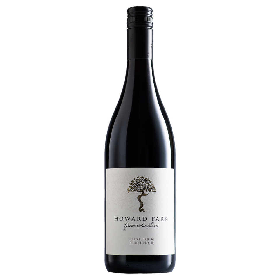 A bottle of 2025 Howard Park Flint Rock Pinot Noir 750ml Red Wine
