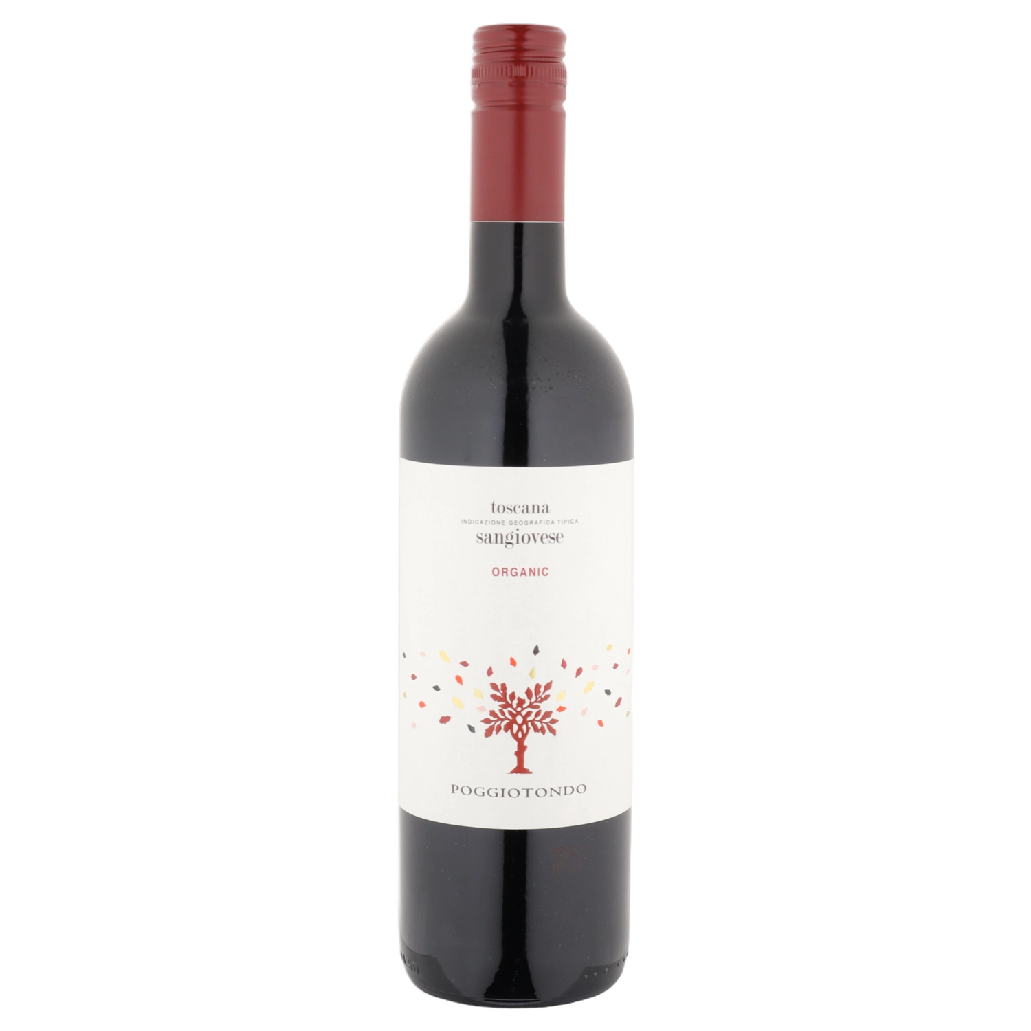 A bottle of 2024 Poggiotondo Sangiovese Rosso IGT 750ml Red Wine