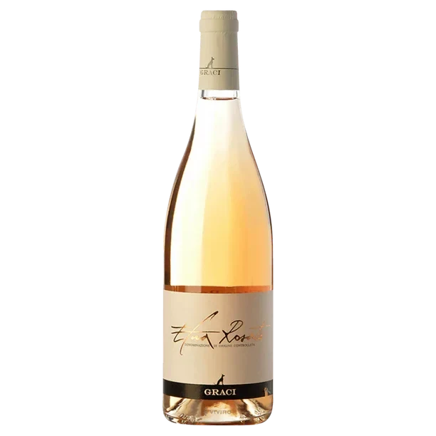 A bottle of 2025 Graci Etna Rosato DOC 750ml Rose Wine