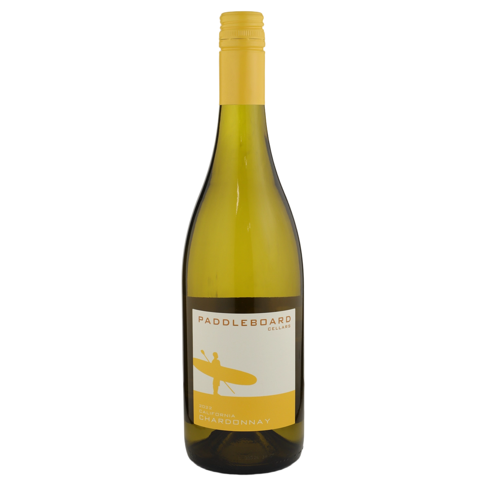 A bottle of 2022 Kautz Family Paddleboard Chardonnay 750ml White Wine