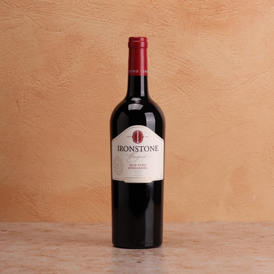A bottle of Kautz Ironstone Old Vine Zinfandel 2022 750ml Red Wine