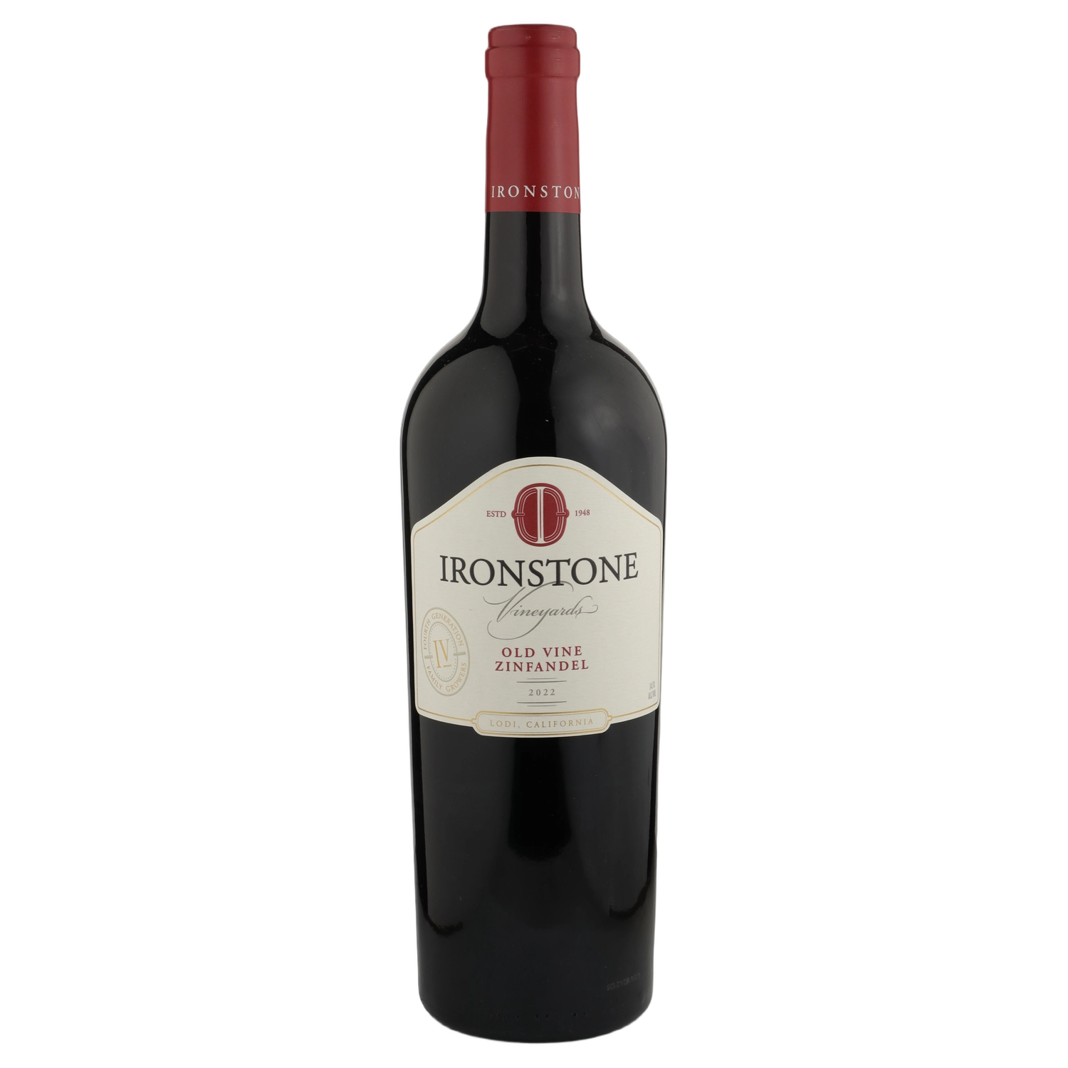 A bottle of Kautz Ironstone Old Vine Zinfandel 2022 750ml Red Wine