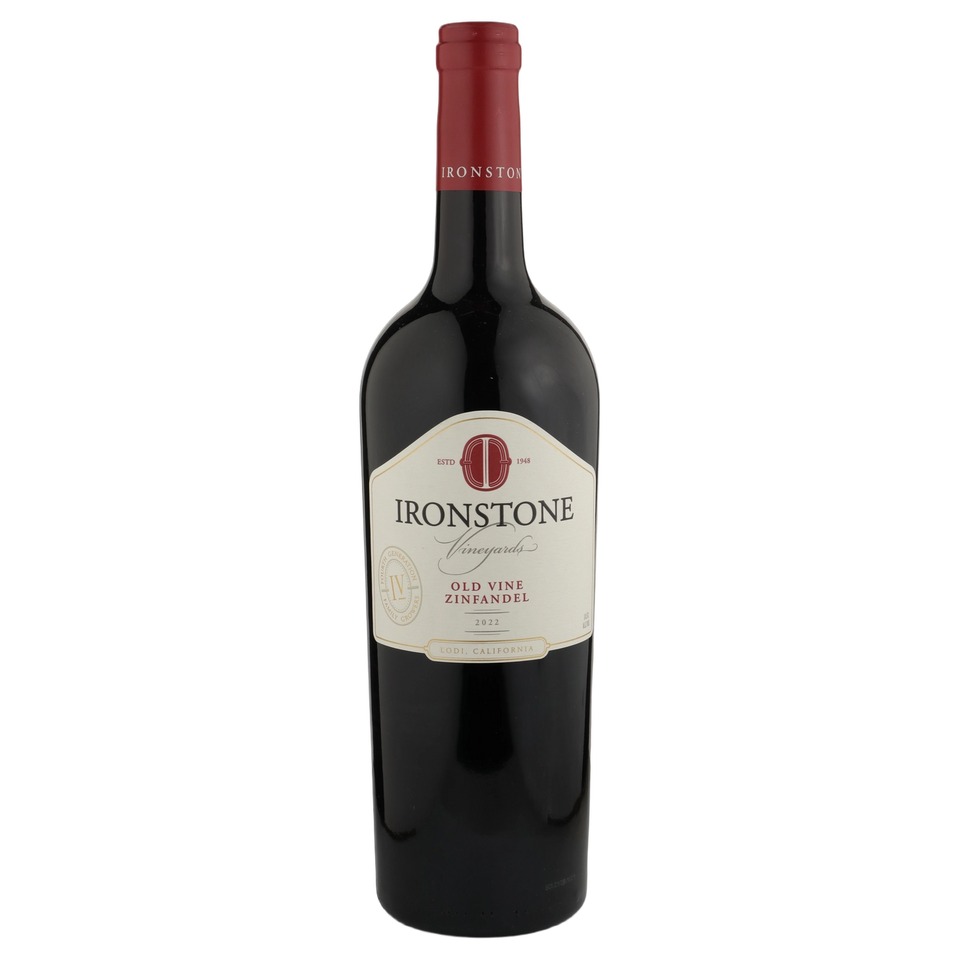 A bottle of Kautz Ironstone Old Vine Zinfandel 2022 750ml Red Wine