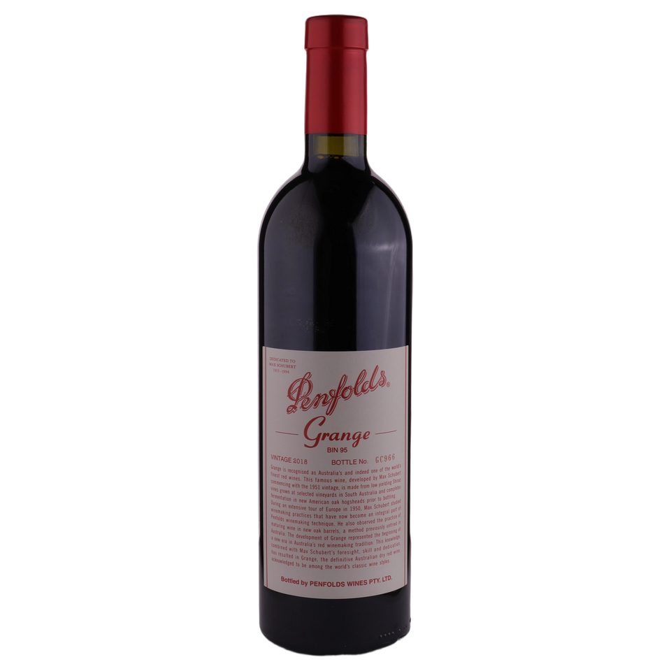 A bottle of Penfolds Grange 2018 750ml Red Wine