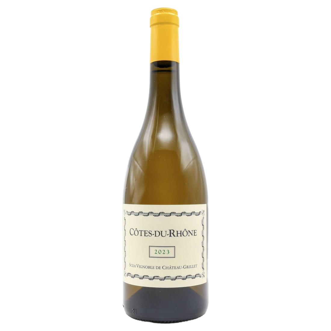 A bottle of 2023 Château Grillet Côtes du Rhône 750ml White Wine