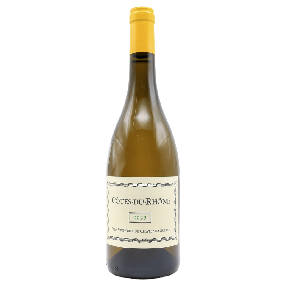 A bottle of 2023 Château Grillet Côtes du Rhône 750ml White Wine