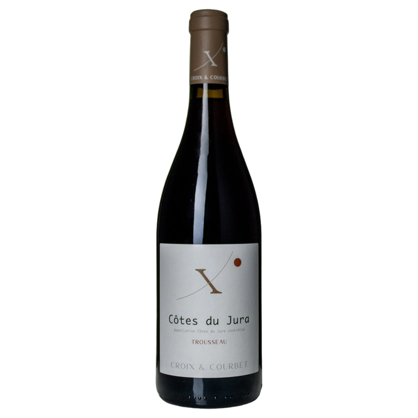A bottle of 2023 Croix & Courbet Côtes du Jura Trousseau 750ml Red Wine