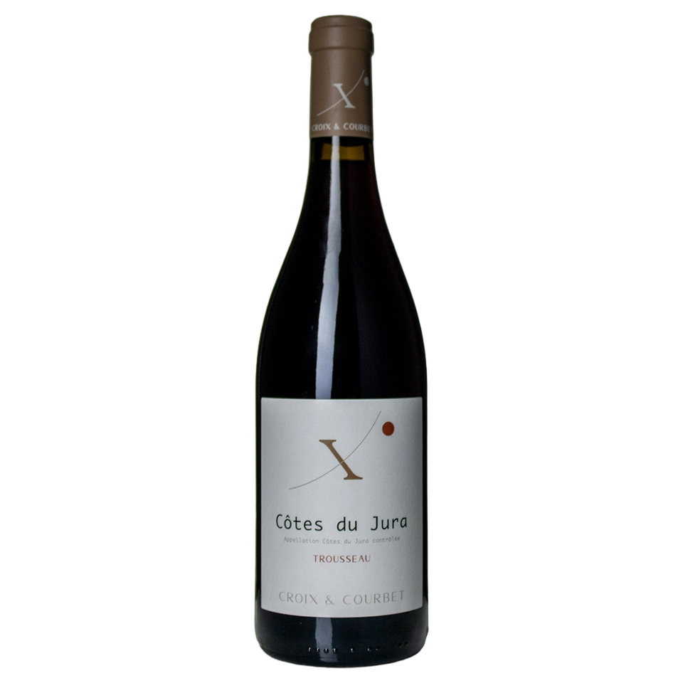A bottle of 2023 Croix & Courbet Côtes du Jura Trousseau 750ml Red Wine