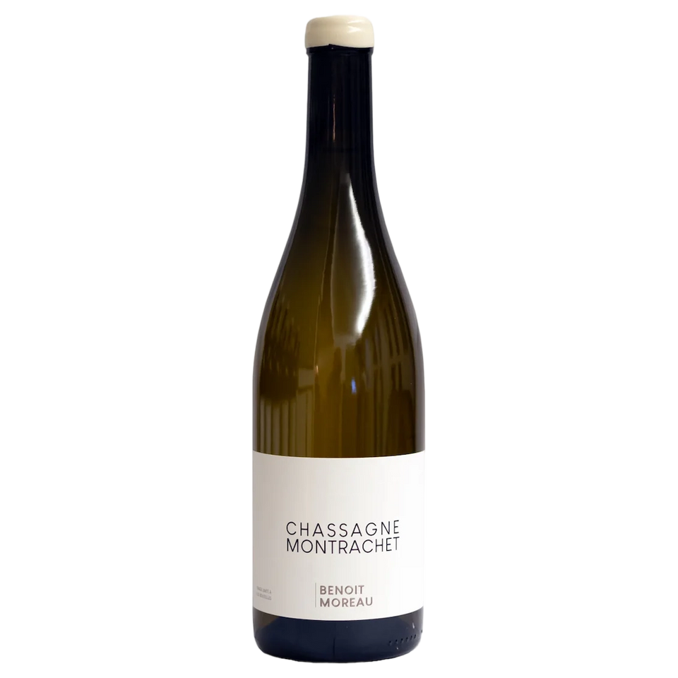 A bottle of 2023 Benoît Moreau Chassagne Montrachet 750ml White Wine