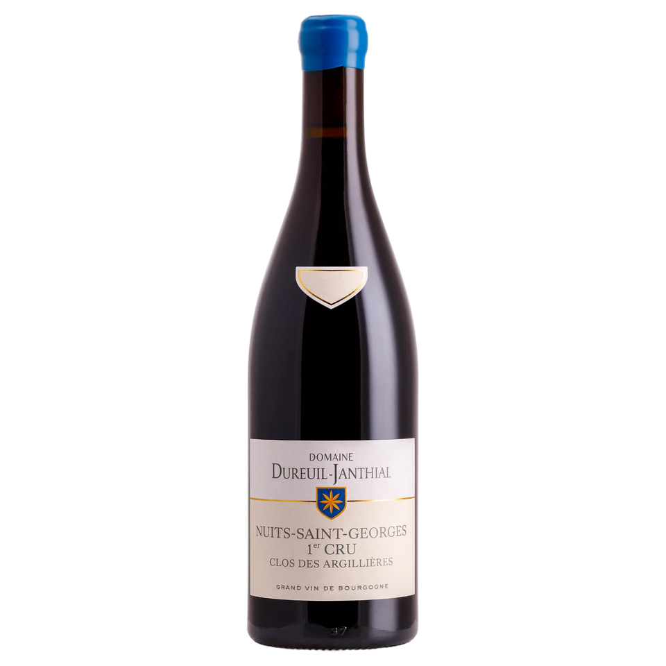 A bottle of 2022 Domaine Dureuil Janthial Nuits Saint Georges 1er Cru Clos des Argillières 750ml Red Wine