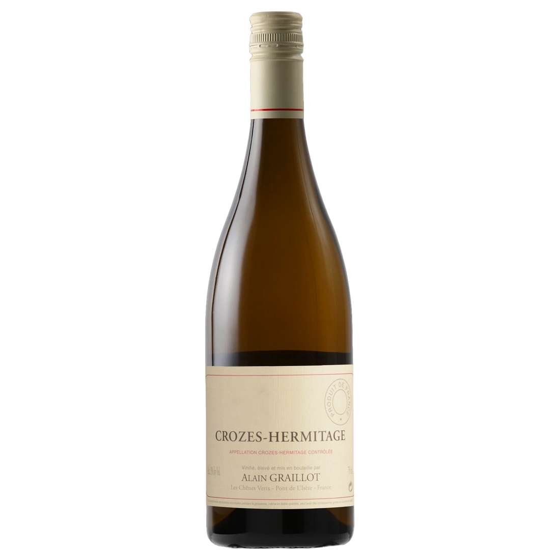 A bottle of 2024 Domaine Alain Graillot Crozes Hermitage Blanc 750ml White Wine