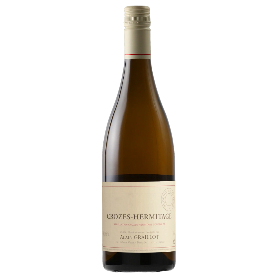 A bottle of 2024 Domaine Alain Graillot Crozes Hermitage Blanc 750ml White Wine