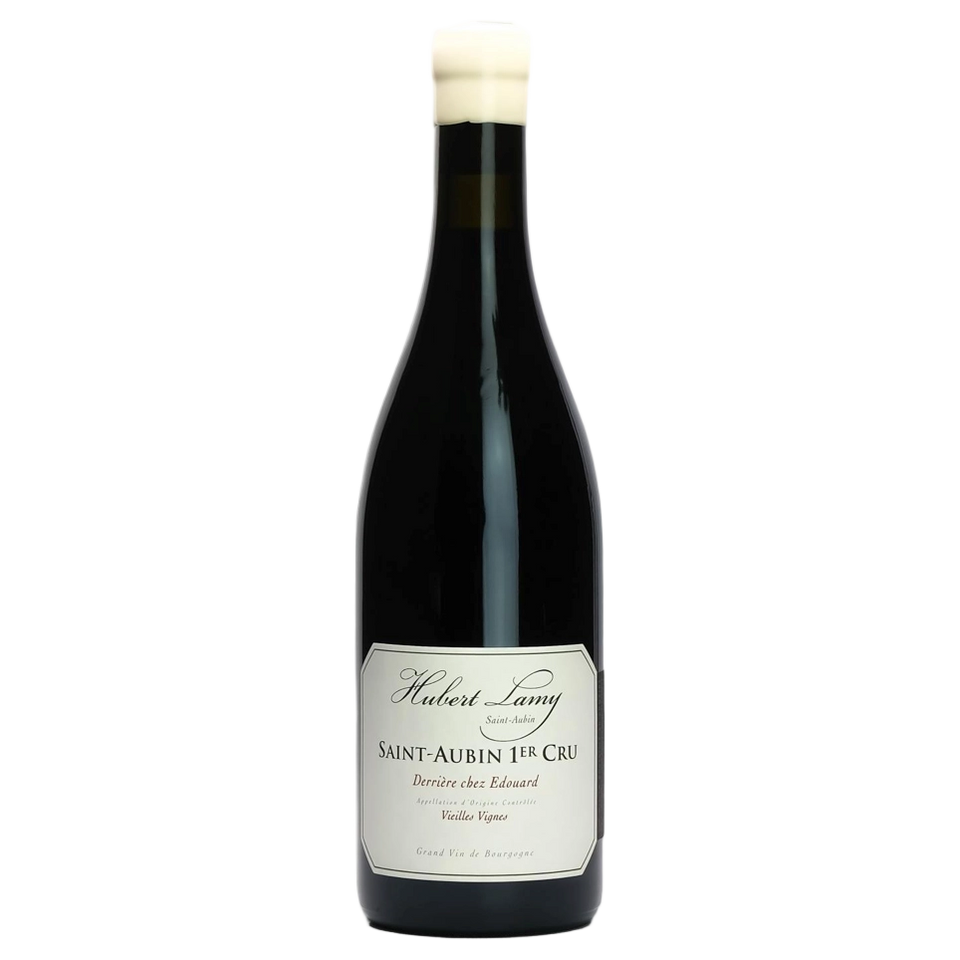 A bottle of 2023 Domaine Hubert Lamy Saint Aubin 1er Cru Derrière chez Edouard Vieilles Vignes Rouge 750ml Red Wine