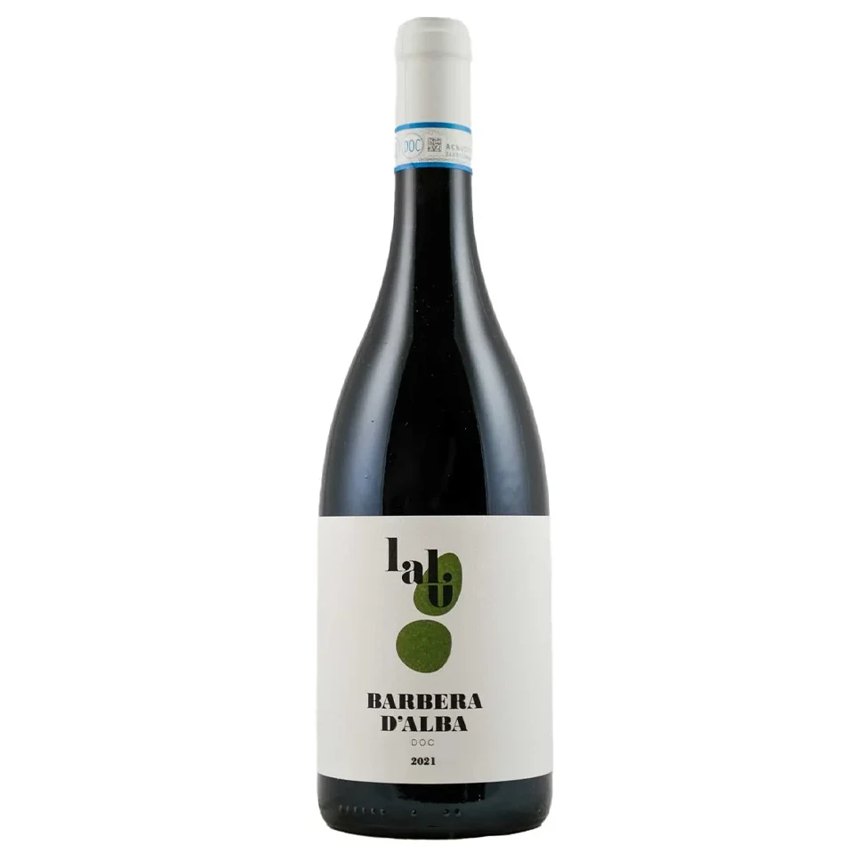A bottle of 2023 Lalù Barbera d'Alba 750ml Red Wine