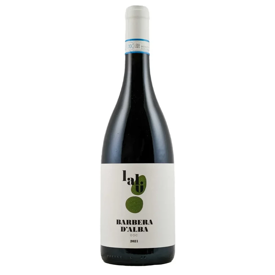 A bottle of 2023 Lalù Barbera d'Alba 750ml Red Wine