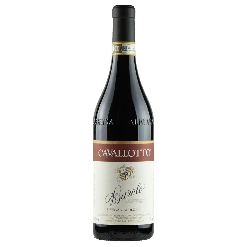 A bottle of 2019 Cavallotto Barolo Riserva Vignolo 750ml Red Wine