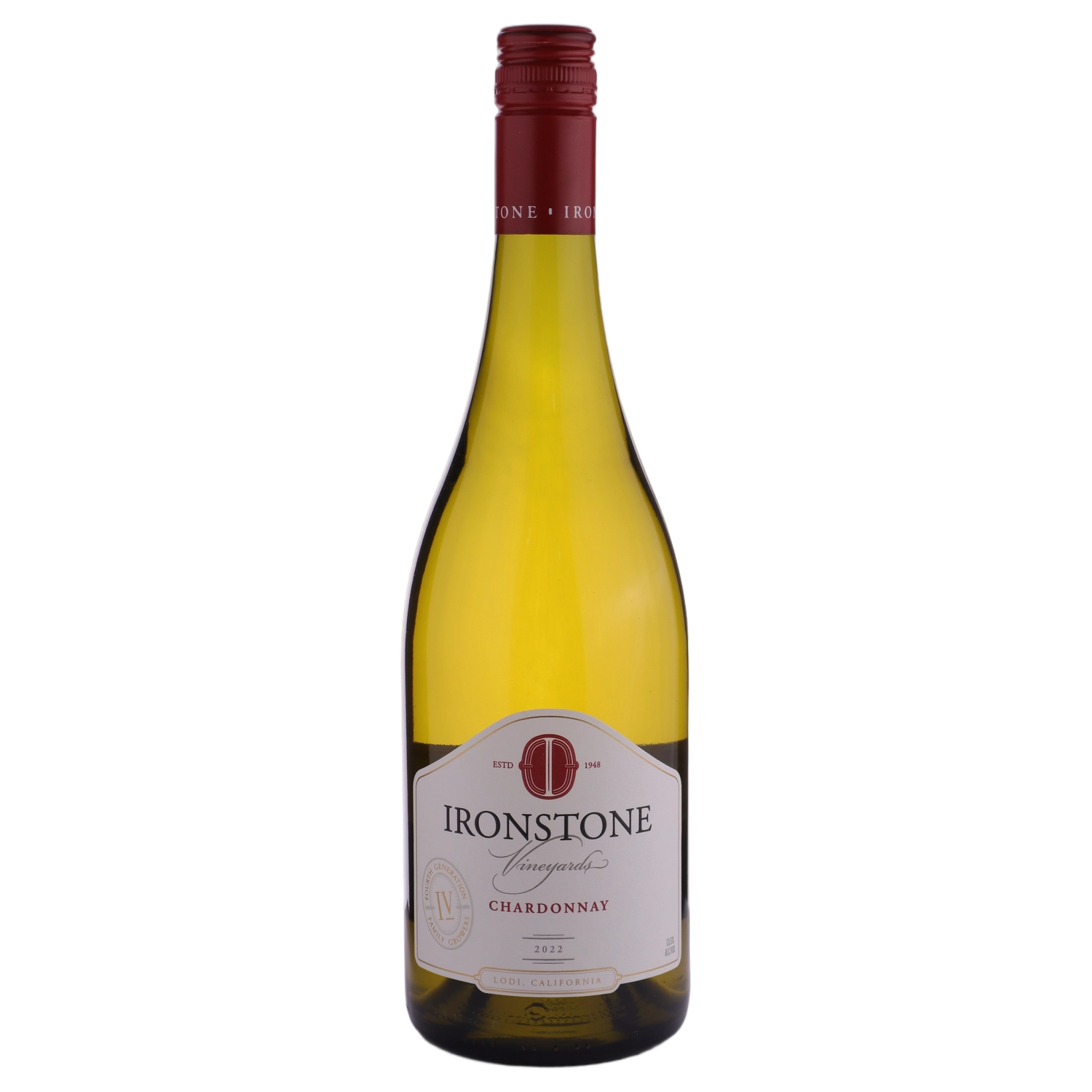 A bottle of 2022 Kautz Family Ironstone Chardonnay 750ml White Wine