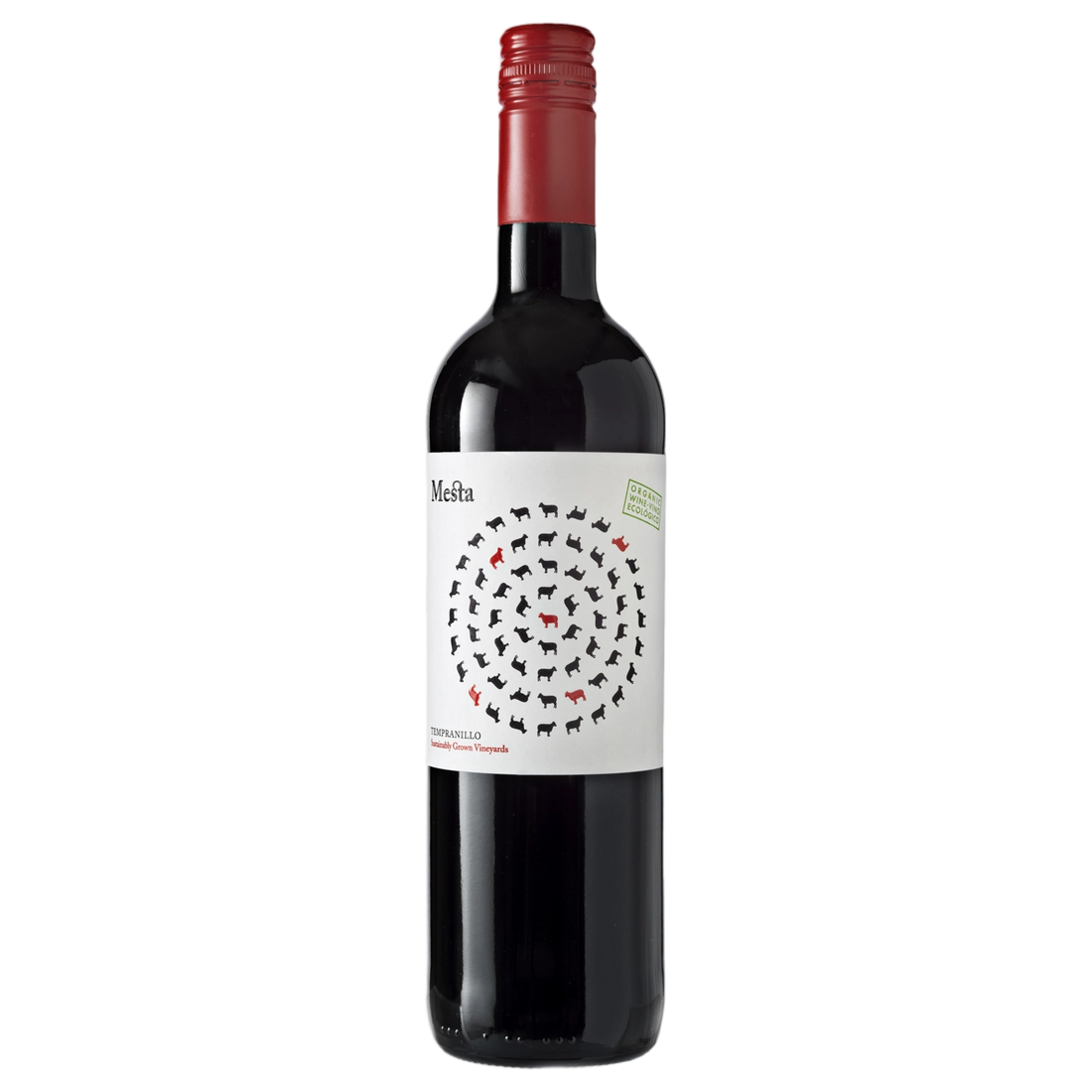 A bottle of 2024 Mesta Tempranillo 750ml Red Wine