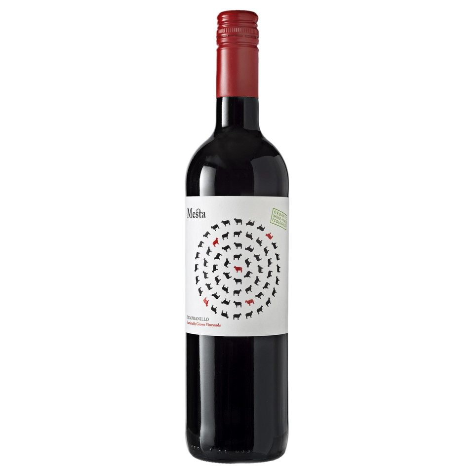 A bottle of 2024 Mesta Tempranillo 750ml Red Wine