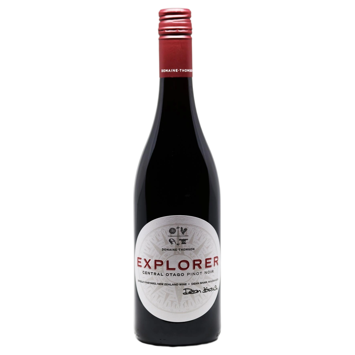 A bottle of 2024 Domaine Thomson Explorer Pinot Noir 750ml Red Wine
