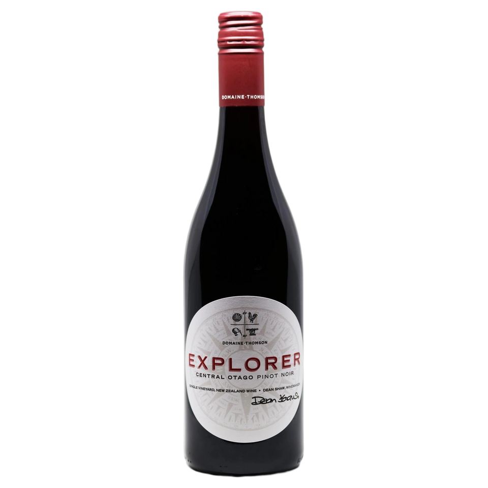 A bottle of 2024 Domaine Thomson Explorer Pinot Noir 750ml Red Wine