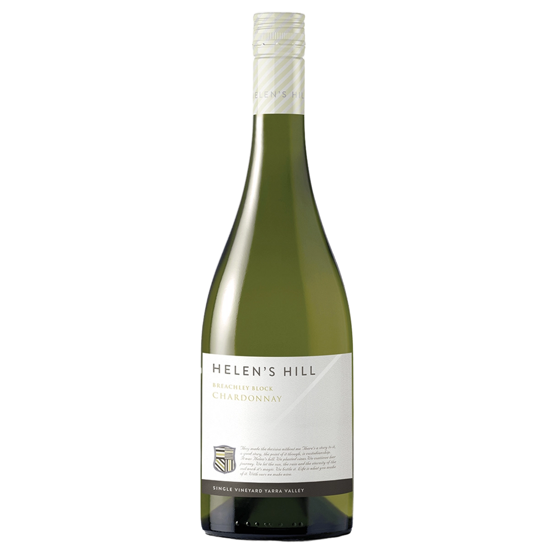 A bottle of 2025 Helen's Hill Breachley Block Chardonnay 750ml White Wine