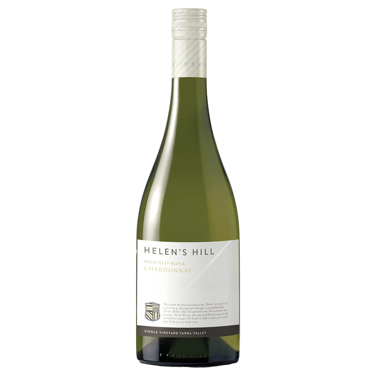 A bottle of 2025 Helen's Hill Breachley Block Chardonnay 750ml White Wine