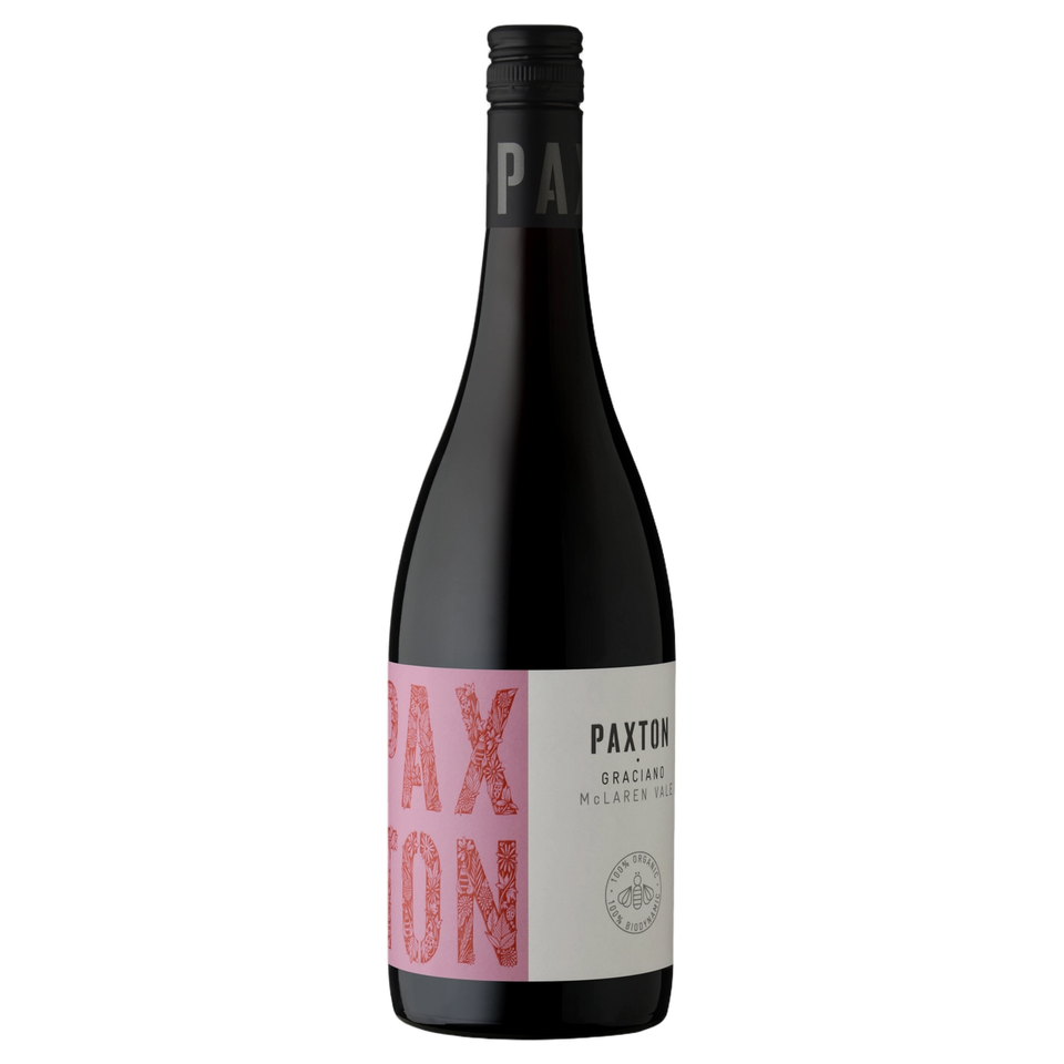 A bottle of 2023 Paxton Graciano 750ml Red Wine
