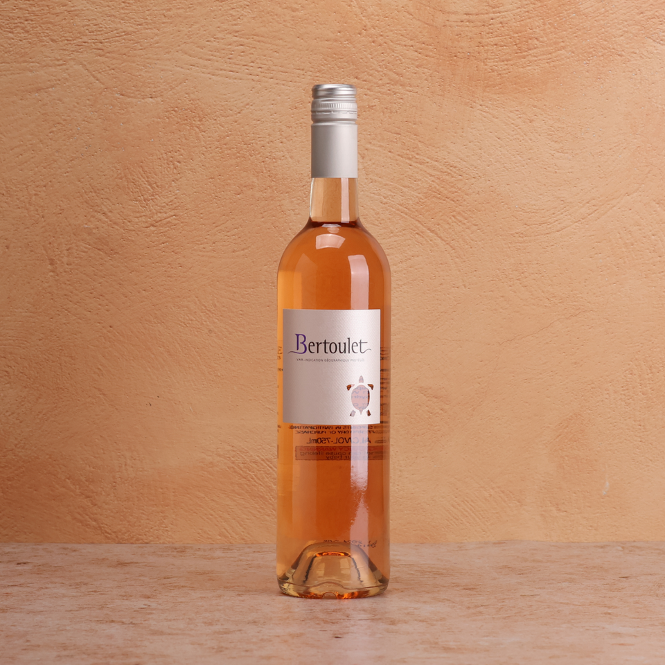 A bottle of Gilardi Bertoulet VDP Rose 2023 750ml Rose Wine