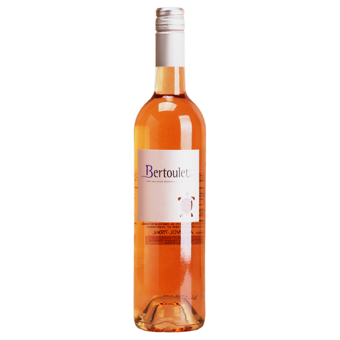 A bottle of Gilardi Bertoulet VDP Rose 2023 750ml Rose Wine