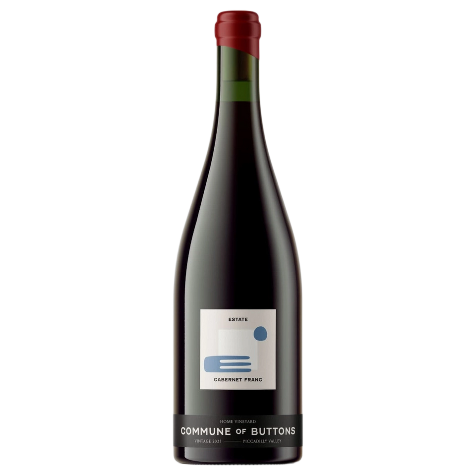 A bottle of 2025 Commune of Buttons Cabernet Franc 750ml Red Wine