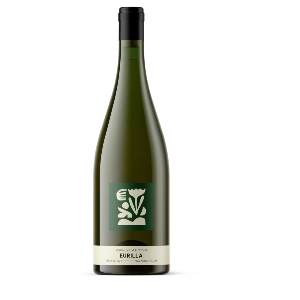 A bottle of 2024 Commune of Buttons Eurilla Chardonnay 750ml Red Wine