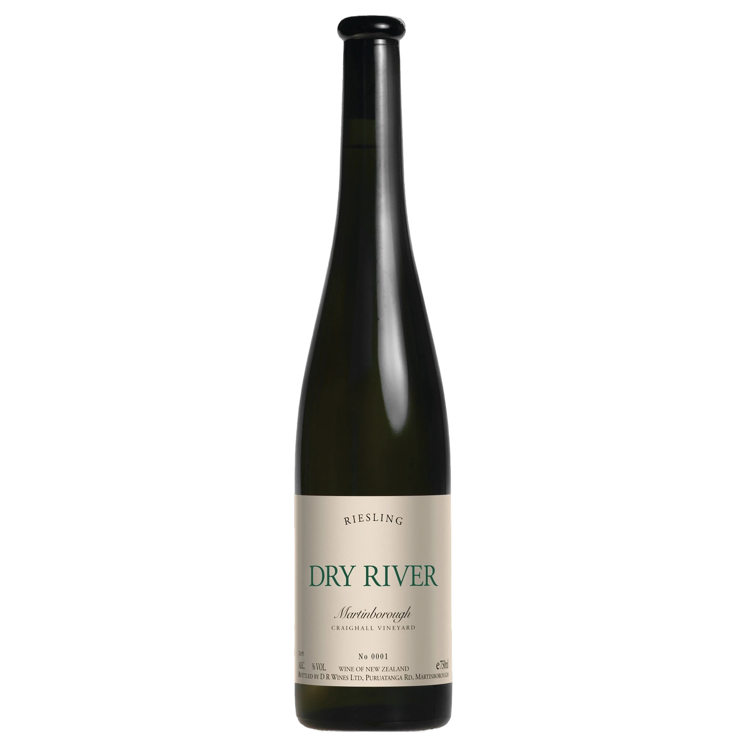 A bottle of 2023 Dry River Craighall Riesling Australia 750ml White Wine