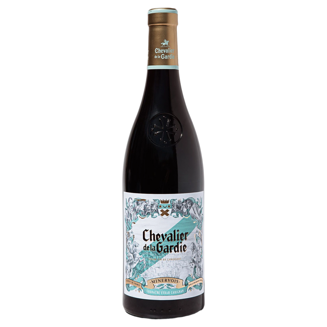 A bottle of Chevalier de La Gardie Cuvee Rouge Minervois 2022 750ml Red Wine