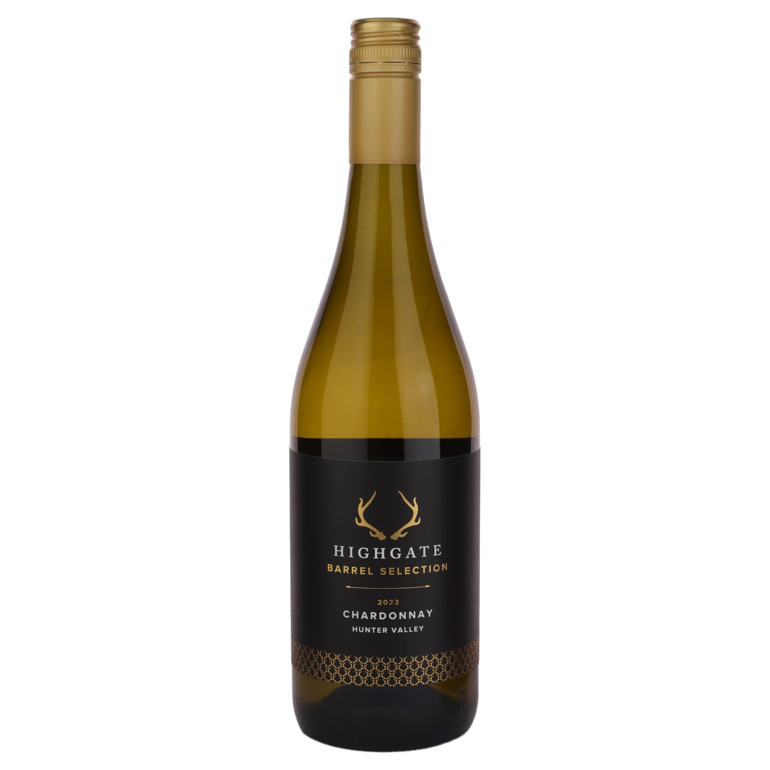 A bottle of 2023 Highgate Barrel Selection Chardonnay 750ml White Wine