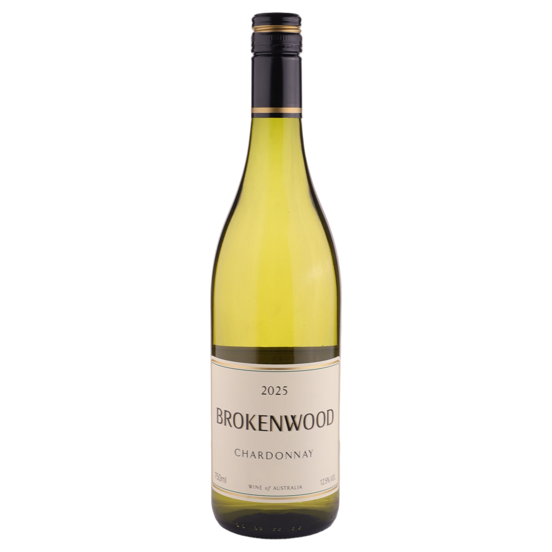 A bottle of 2025 Brokenwood Chardonnay 750ml White Wine