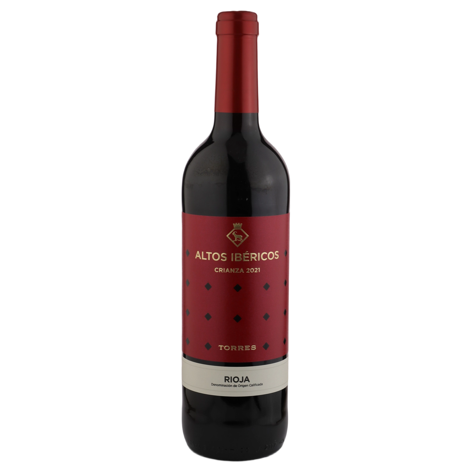 A bottle of 2021 Torres Altos Ibèricos Crianza 750ml Red Wine