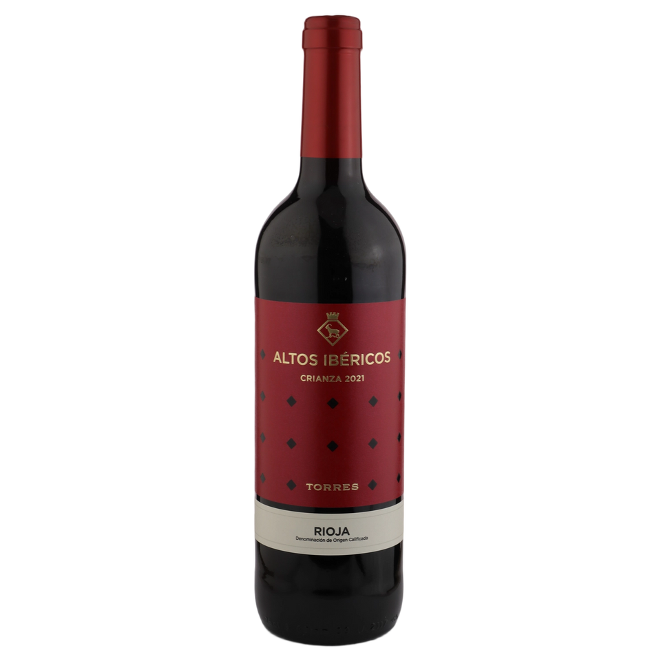 A bottle of 2021 Torres Altos Ibèricos Crianza 750ml Red Wine