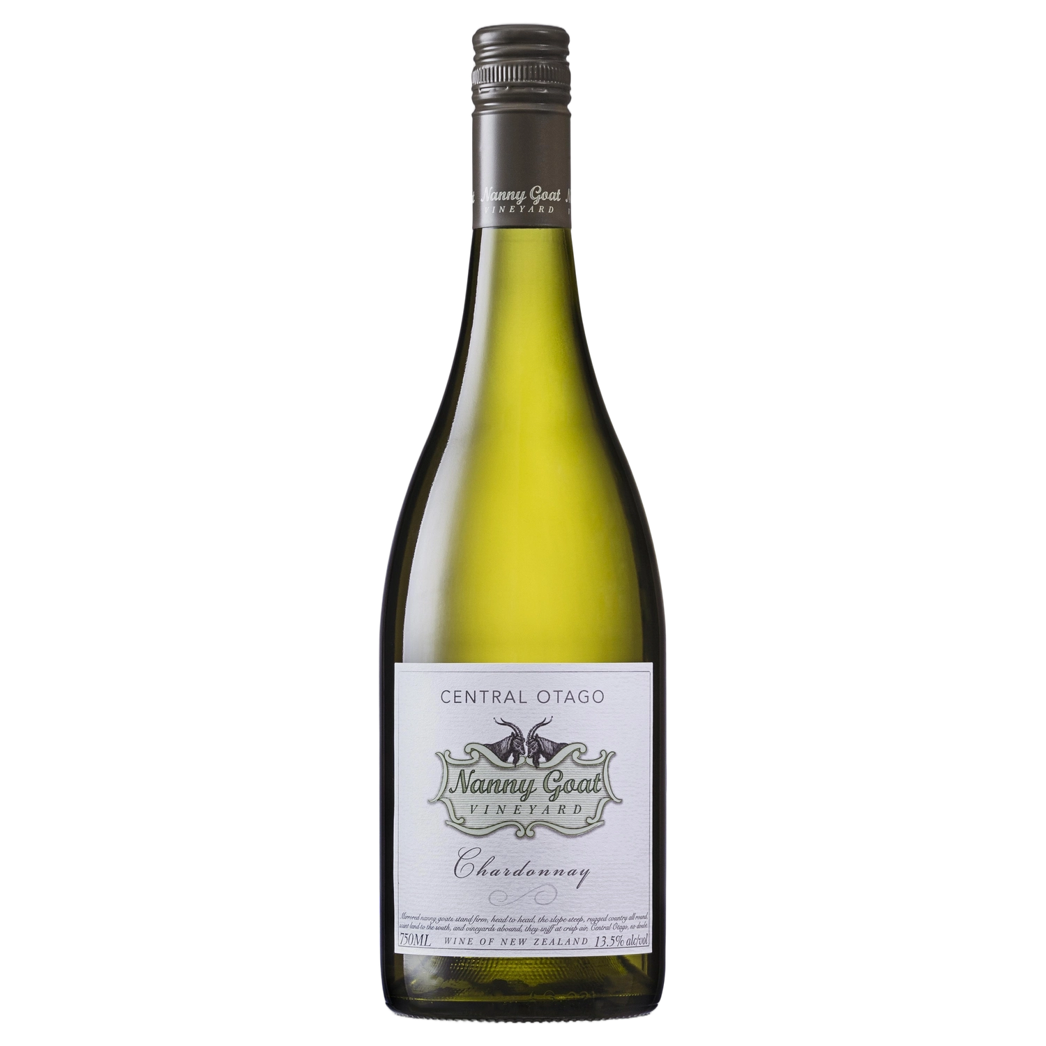 A bottle of 2025 Nanny Goat Vineyard Chardonnay 750ml White Wine