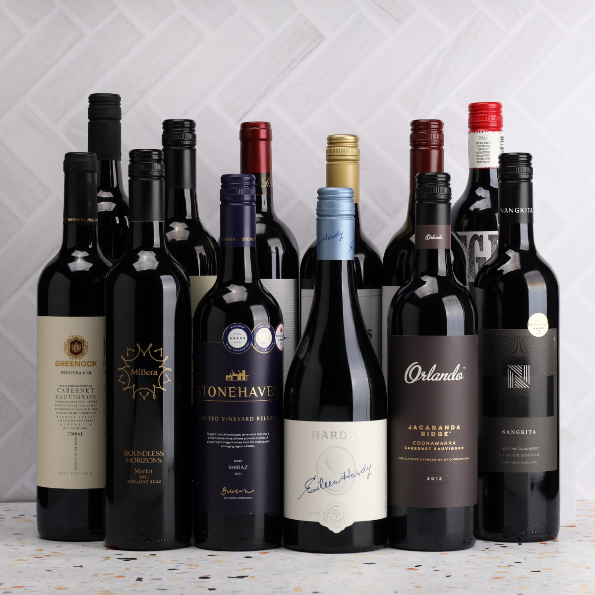 A collection of Premium Red Dozen from The Wine Collective
