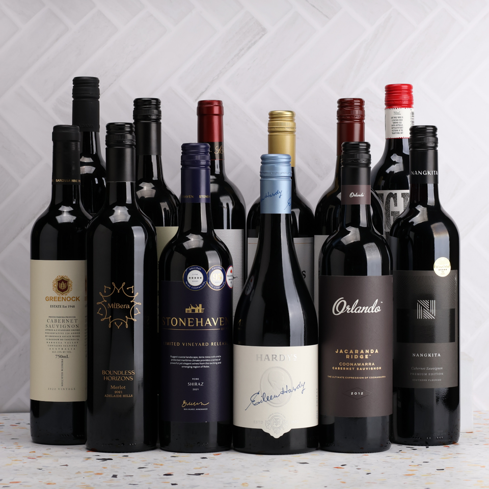 A collection of Premium Red Dozen from The Wine Collective
