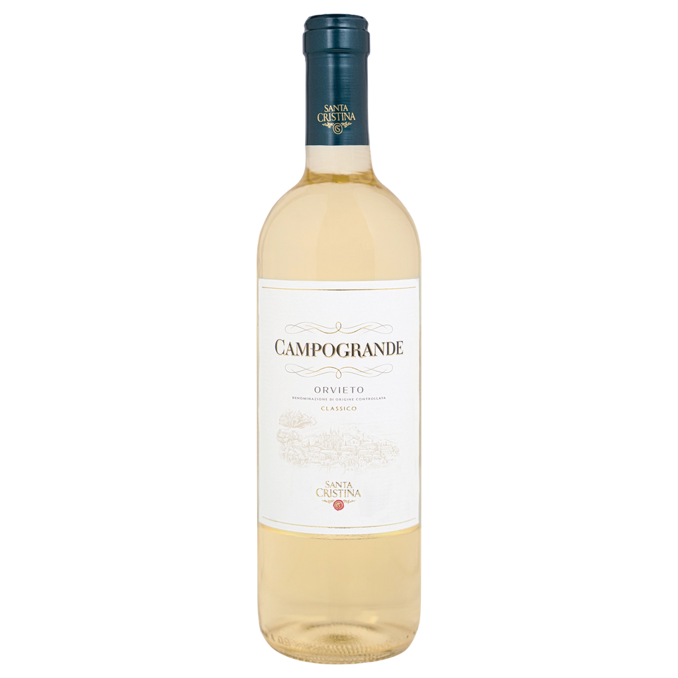 A bottle of 2024 Santa Cristina Campogrande Orvieto Classico DOC 750ml White Wine